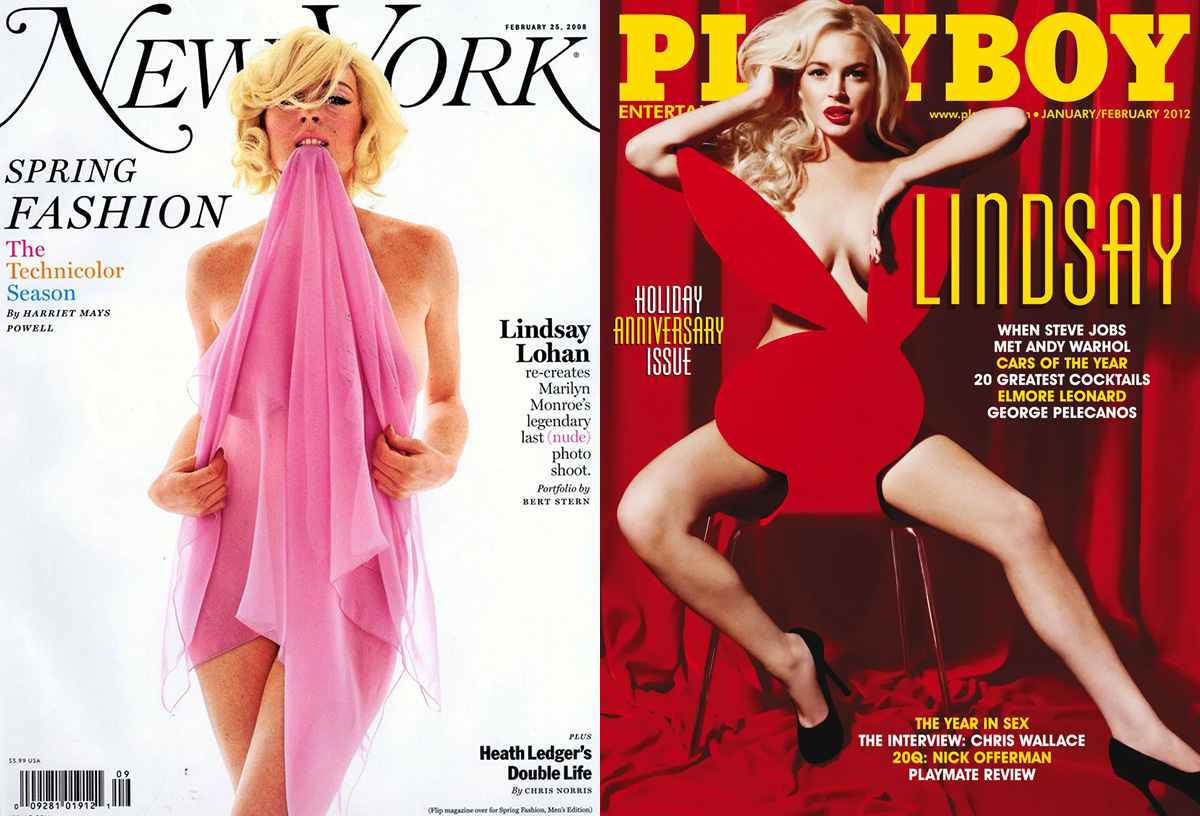 Lindsay Lohan a Playboyban