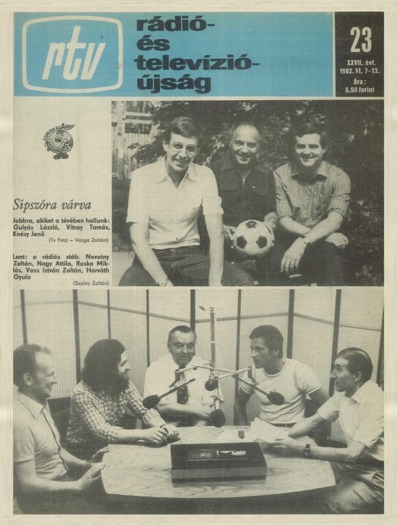 Tévéújság címlap, 1982