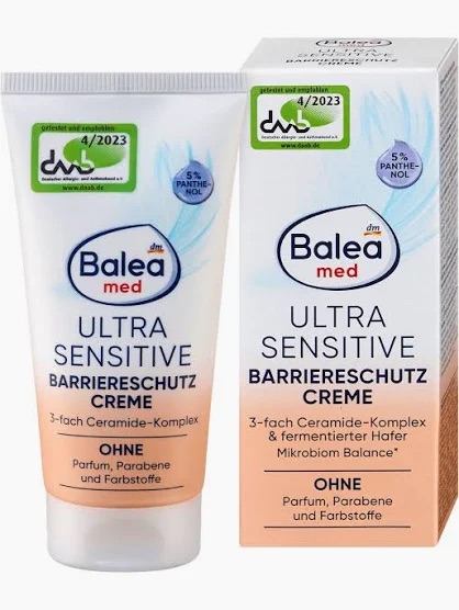 Balea med Ultra szenzitív nyugtató és hidratáló védőkrém
