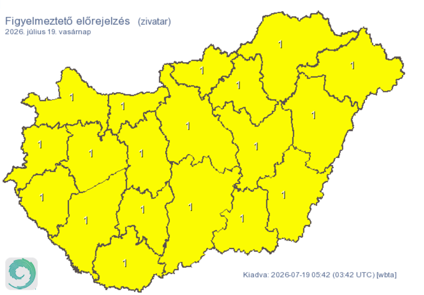 Kiadták a figyelmeztetést az egész országra