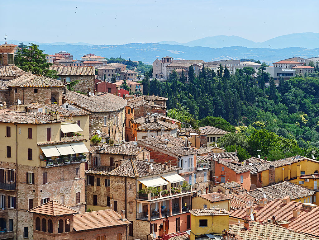 Perugia madártávlatból