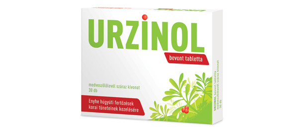Az Urzinol tabletta medveszőlőlevélkivonat-tartalmú, vény nélkül kapható hagyományos növényi gyógyszer / Fotó: Phytotec Hungária Bt.
