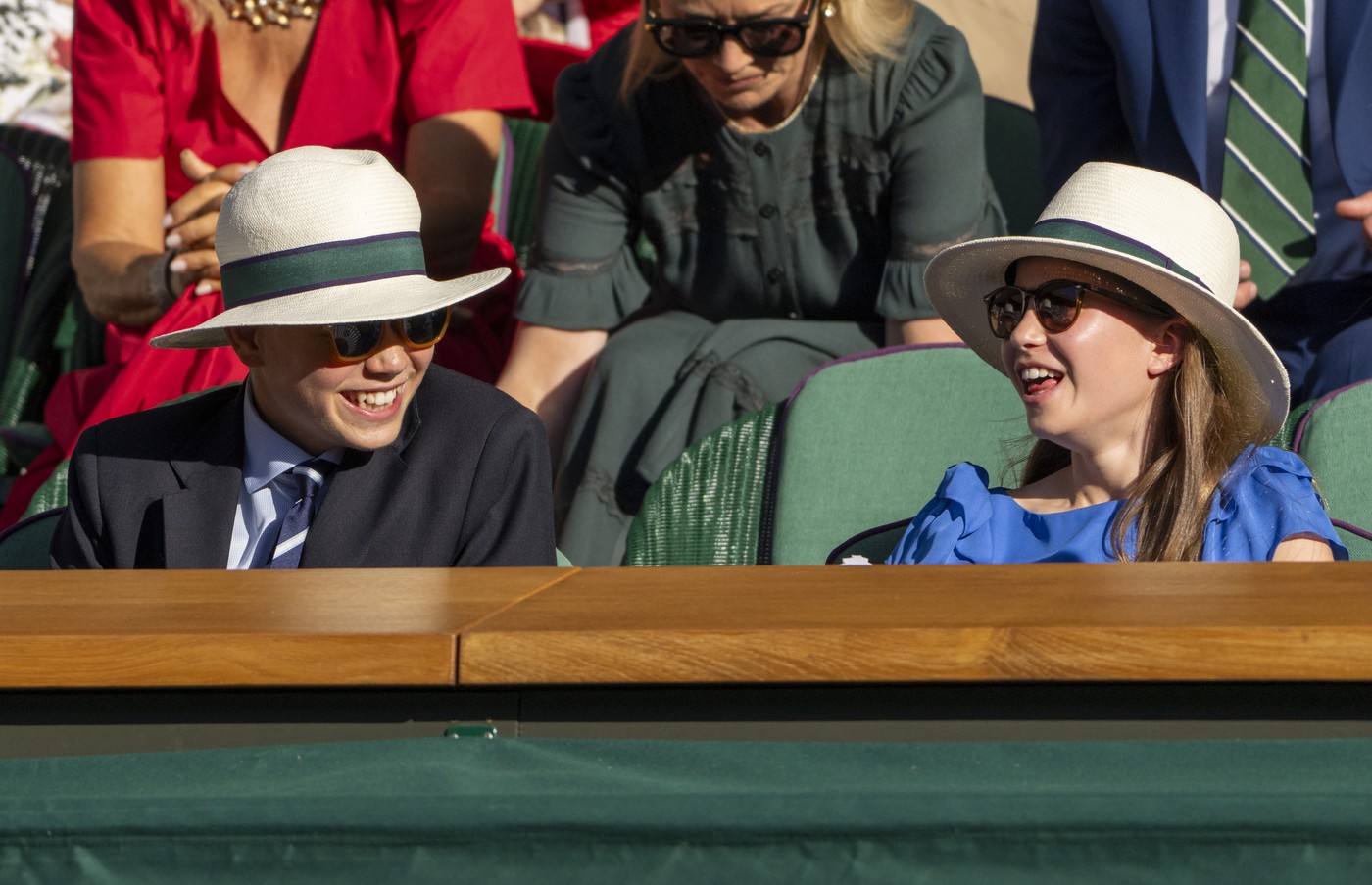 György herceg és Sarolta hercegnő Wimbledonban 2026-ban.