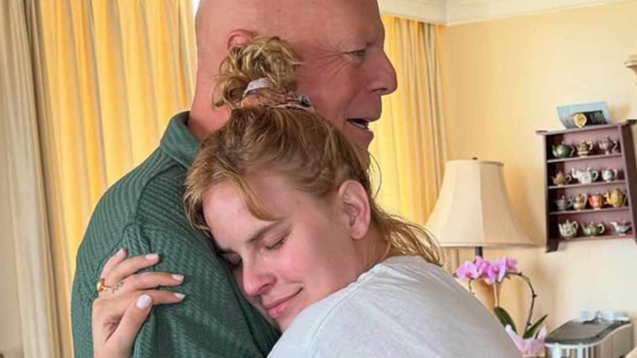 Tallulah Willis és Bruce Willis