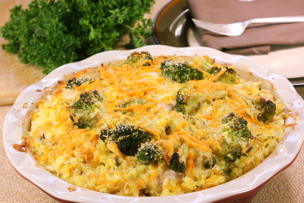 Csirkés-brokkolis casserole