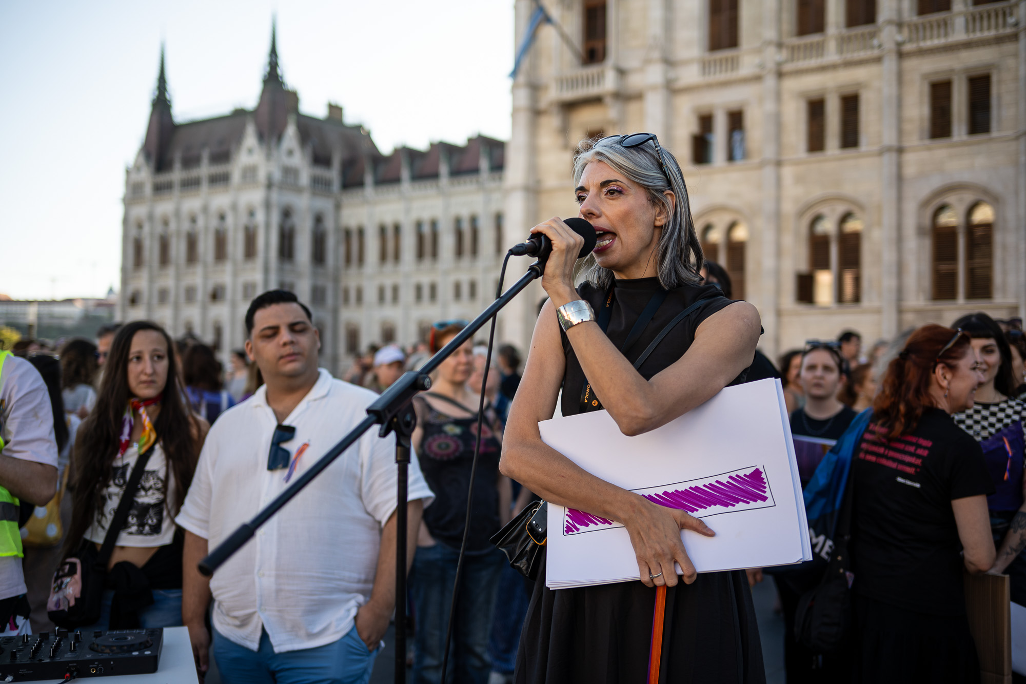 A Hétköznapi Feminizmusom bloggere a Kossuth téri tüntetésen