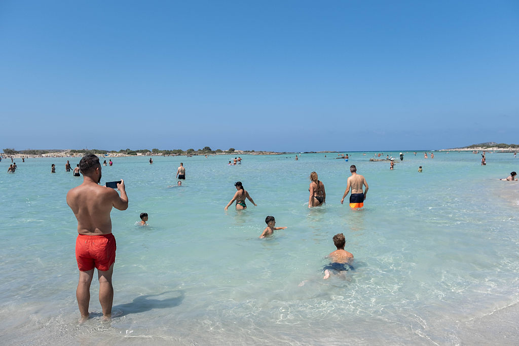 Elofinisi strandja nyáron.