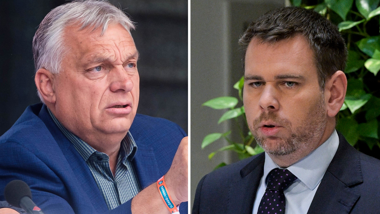 Orbán Viktor és Vitézy Dávid