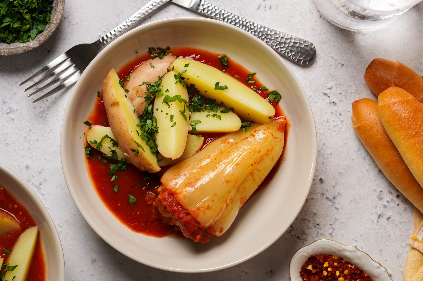 Töltött paprika húsmentesen